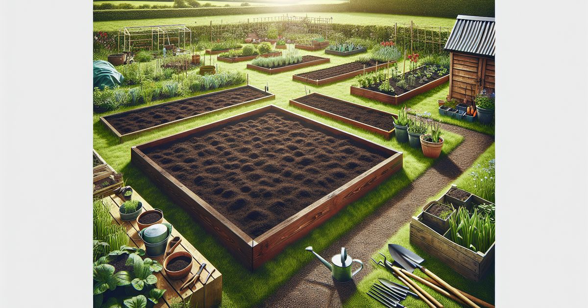 Measuring coco coir coverage for raised beds and pots — UK volume and yield calculator guide