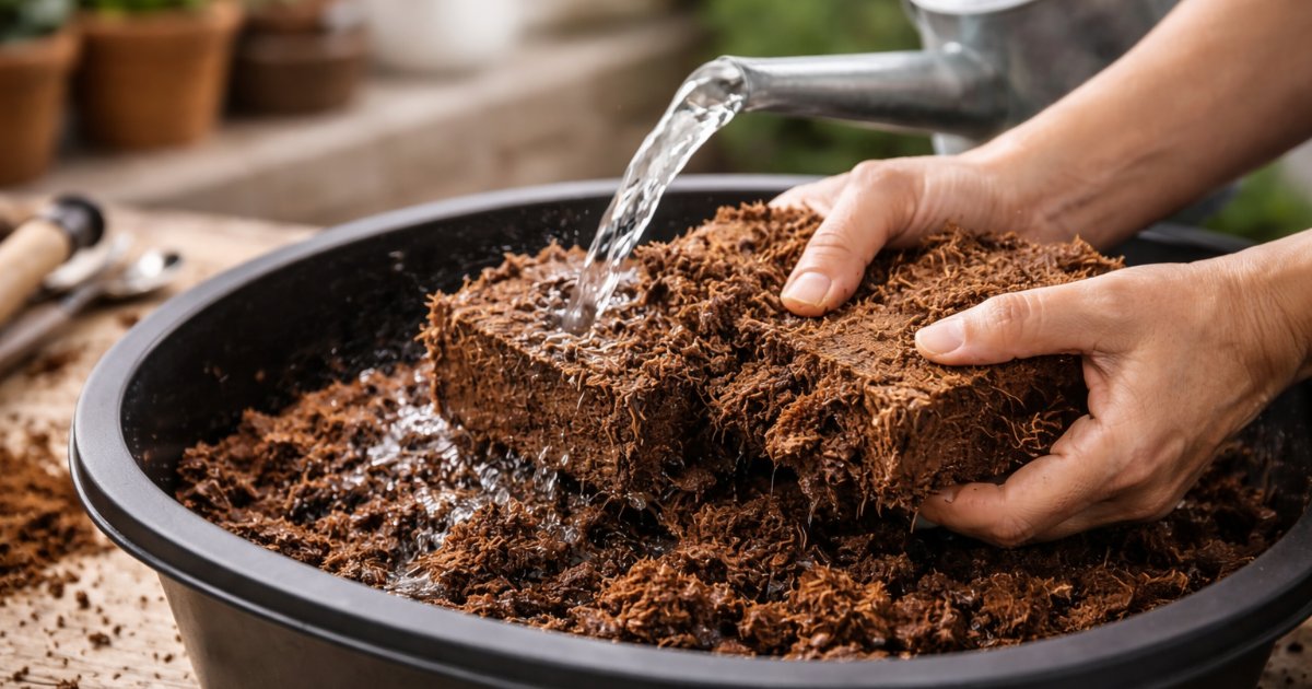 How to Expand a Coco Peat Brick | Blue Apple Garden