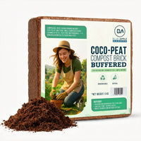 Blue Apple Garden 5kg Buffered Coco Peat Brick — Free UK Delivery